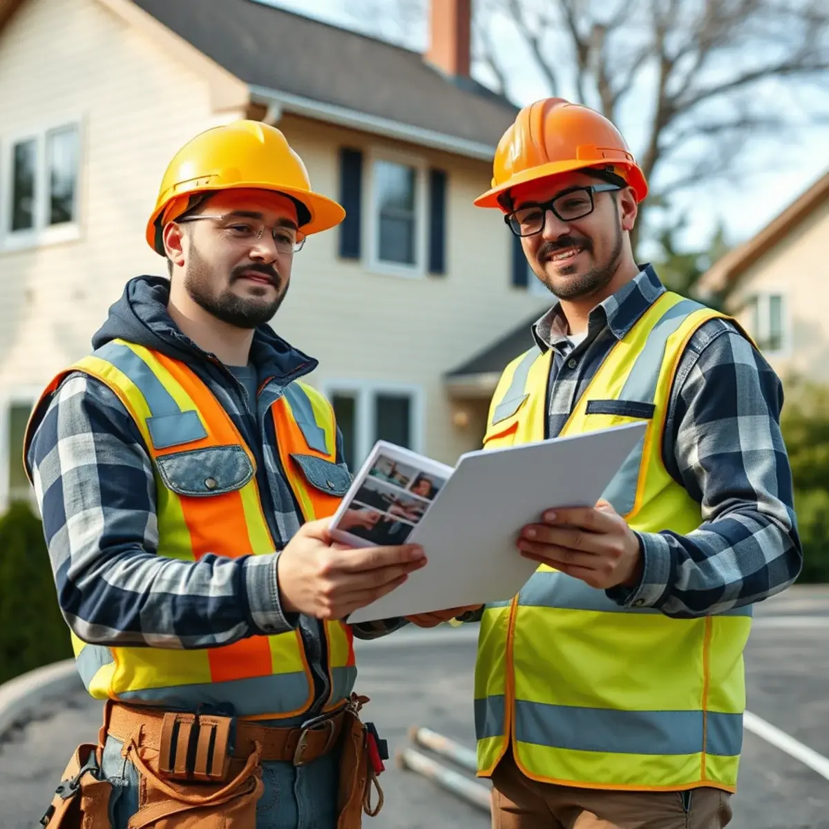 New York roofing contractor preparing a free roof estimate with inspection photos