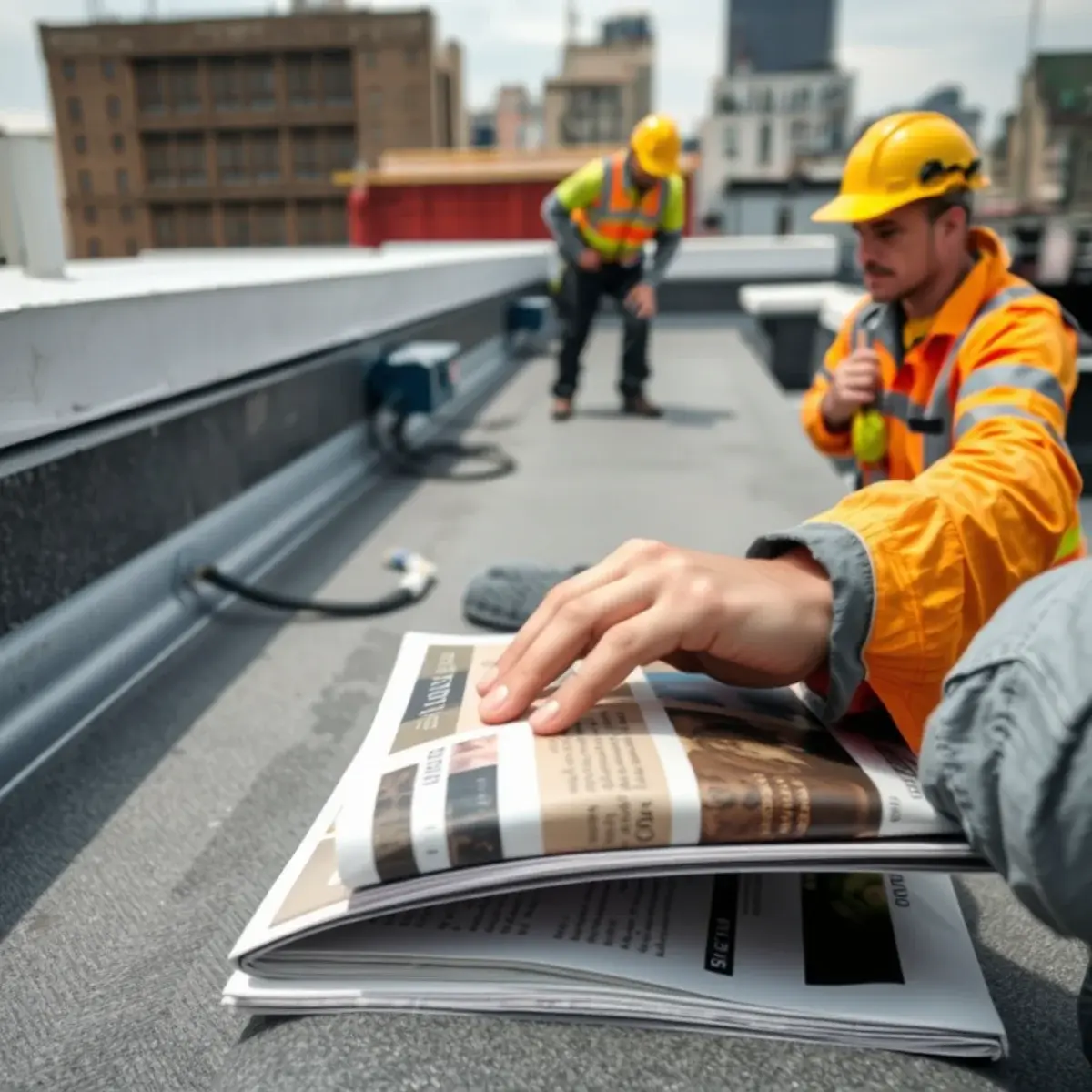 Flat roof repair - NYC