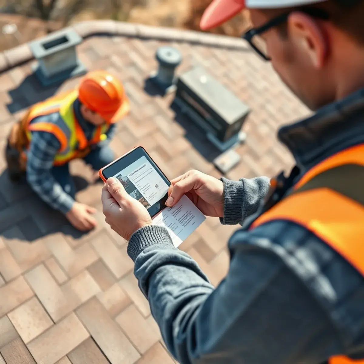 Roof Maintenance & Inspections service in progress for a New York homeowner