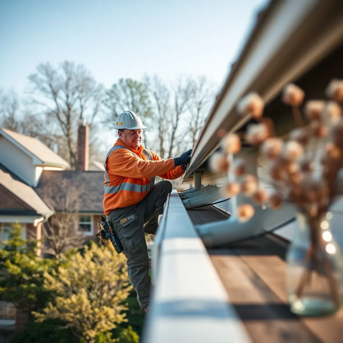 Gutter protection and roof drainage work near Albany County, NY