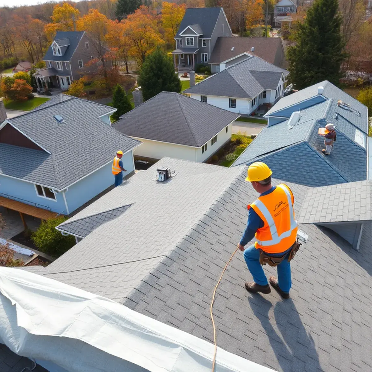 Roof replacement project near Amsterdam, NY