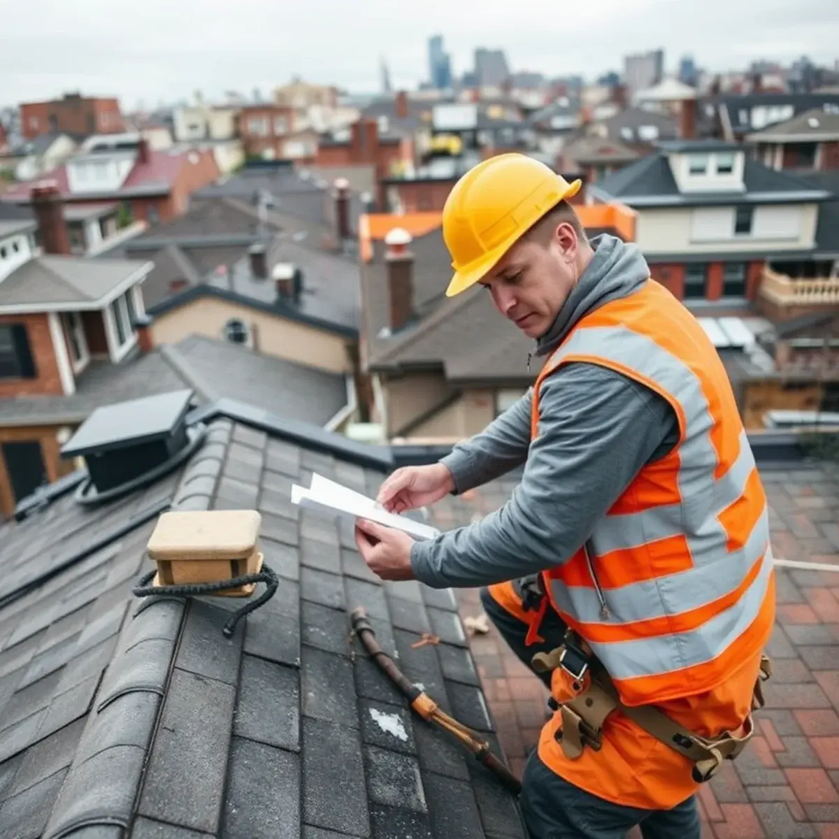Storm damage roof repair near Annadale, NY