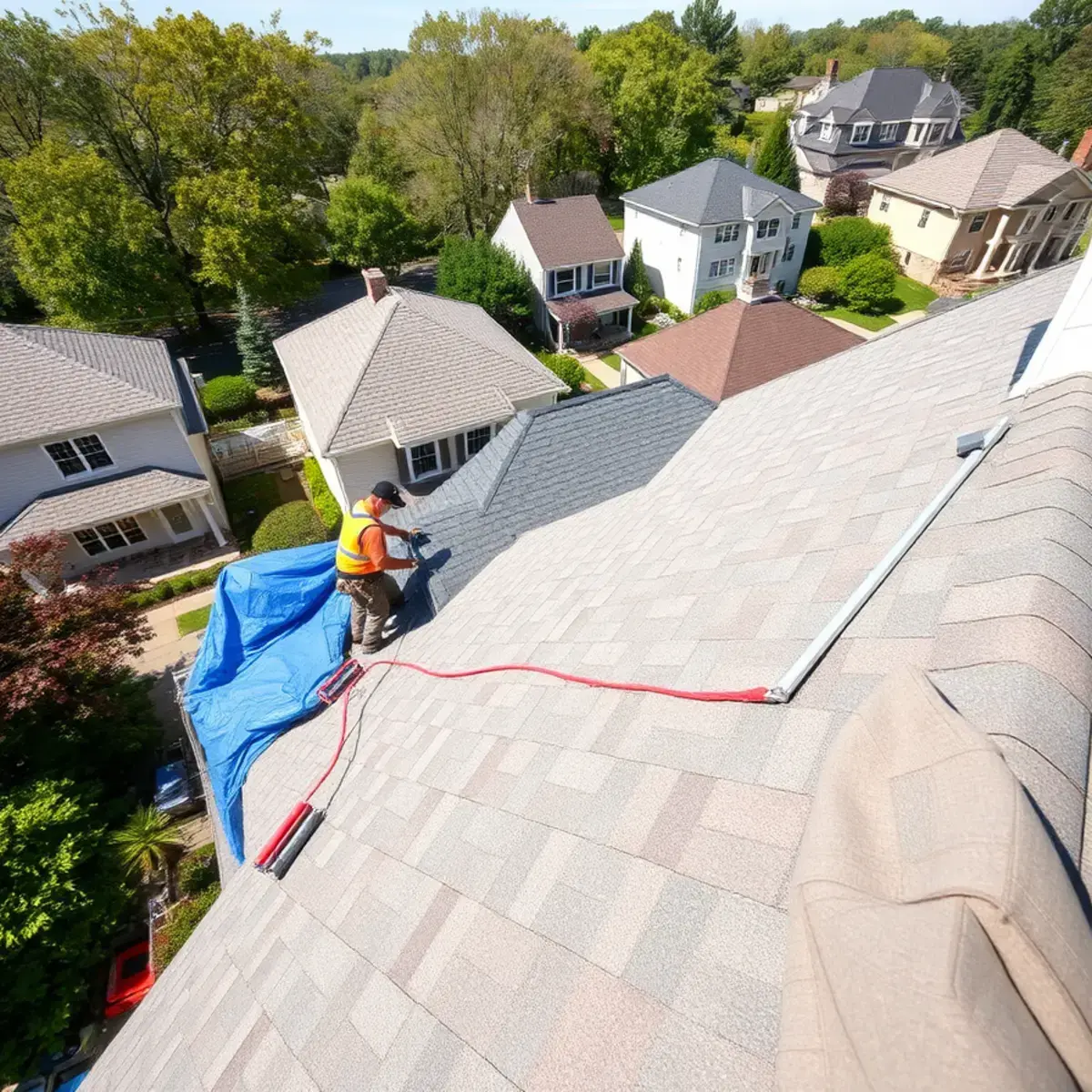 Roof replacement project near Ardsley, NY