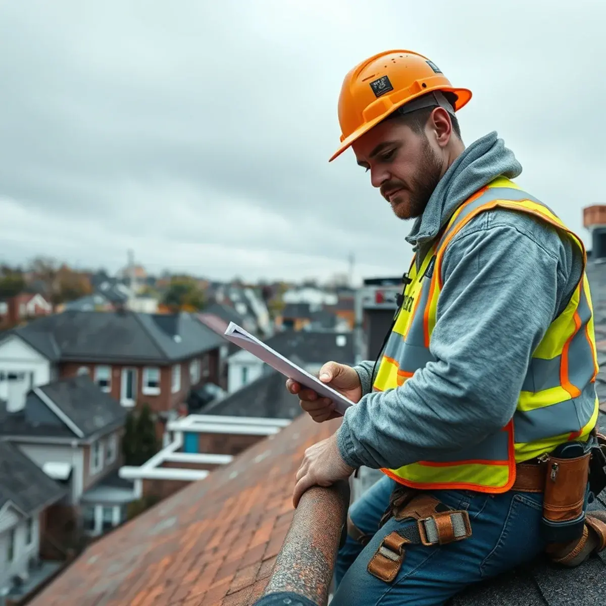 Storm damage roof repair near Baychester, NY