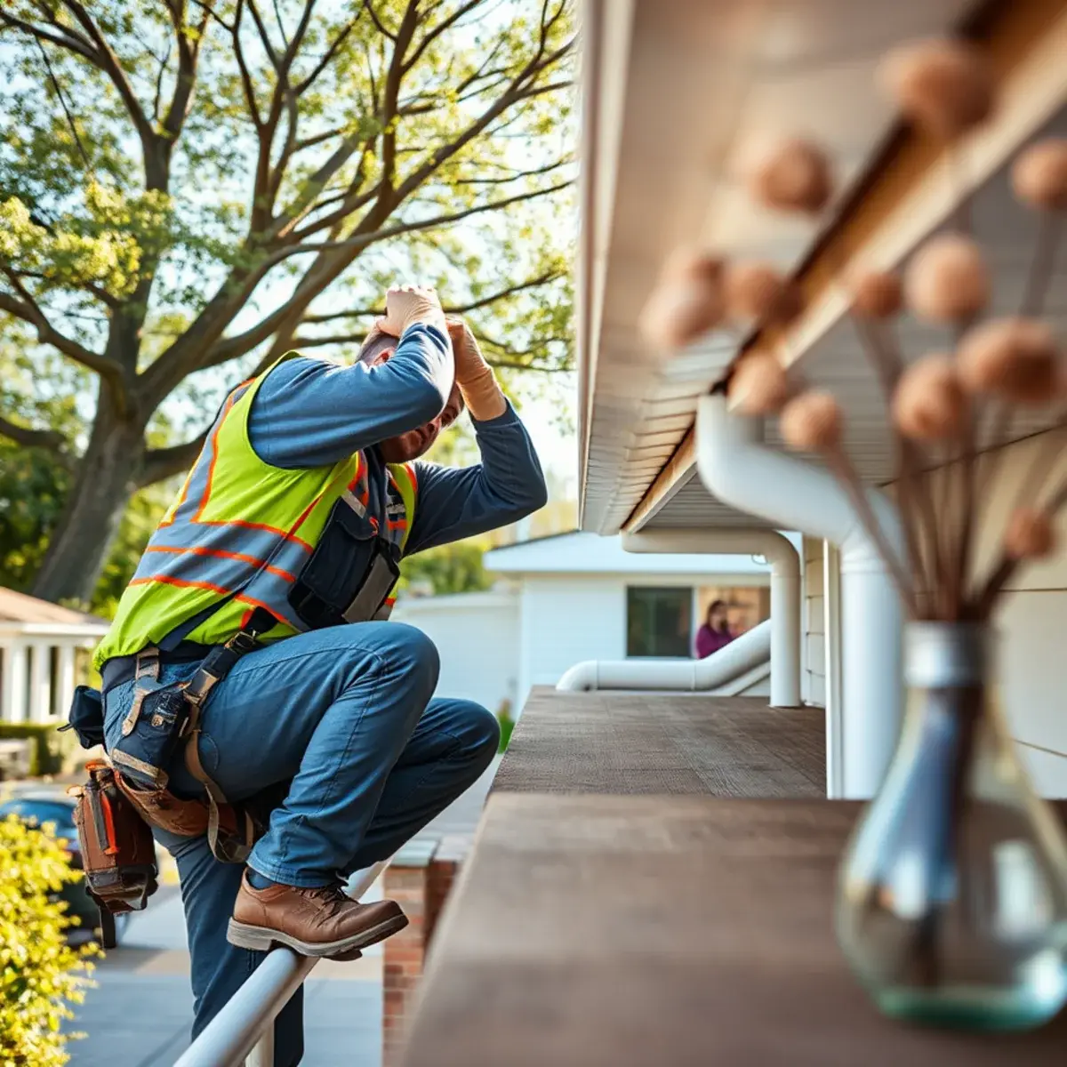 Gutter protection and roof drainage work near Center Moriches, NY