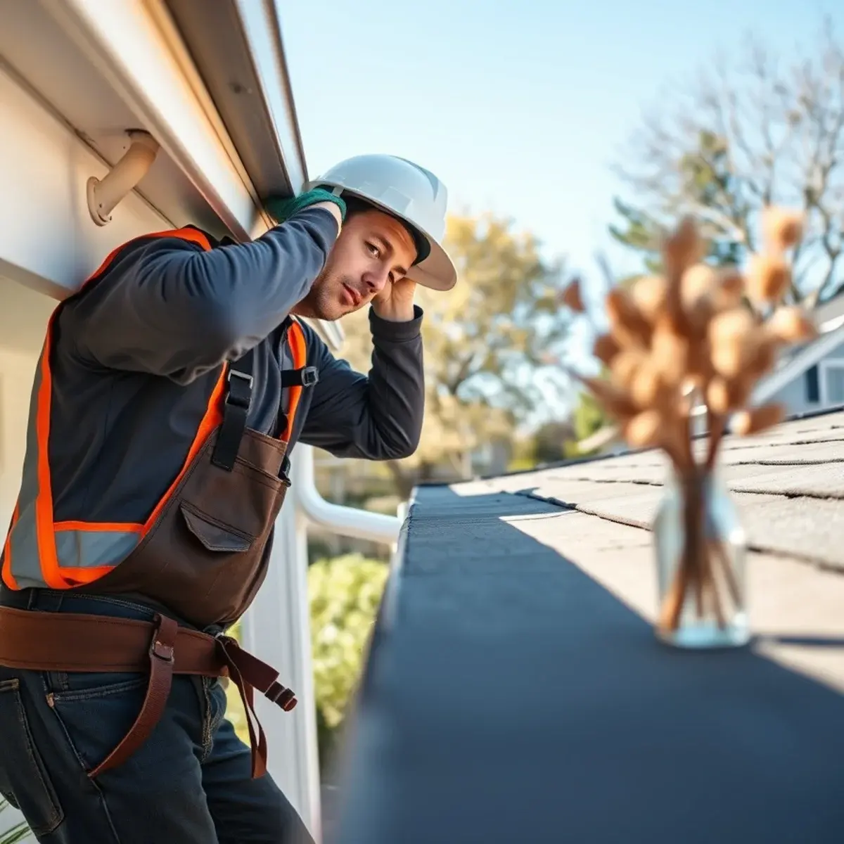 Gutter protection and roof drainage work near Centereach, NY