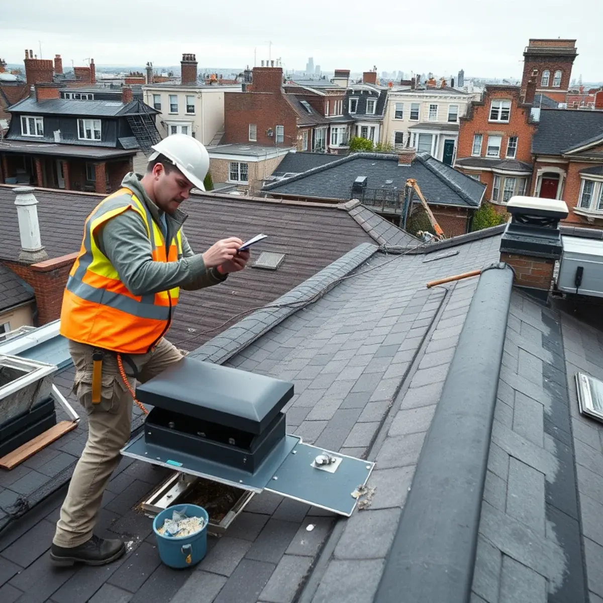 Storm damage roof repair near Charleston, NY