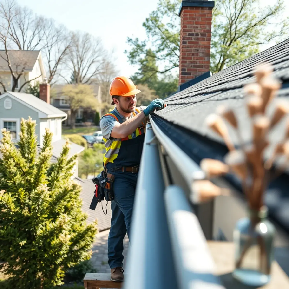 Gutter protection and roof drainage work near Congers, NY