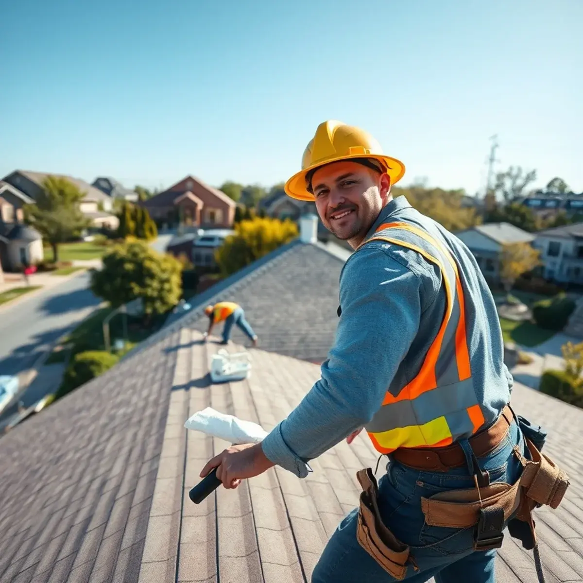 Roof replacement project near Dix Hills, NY