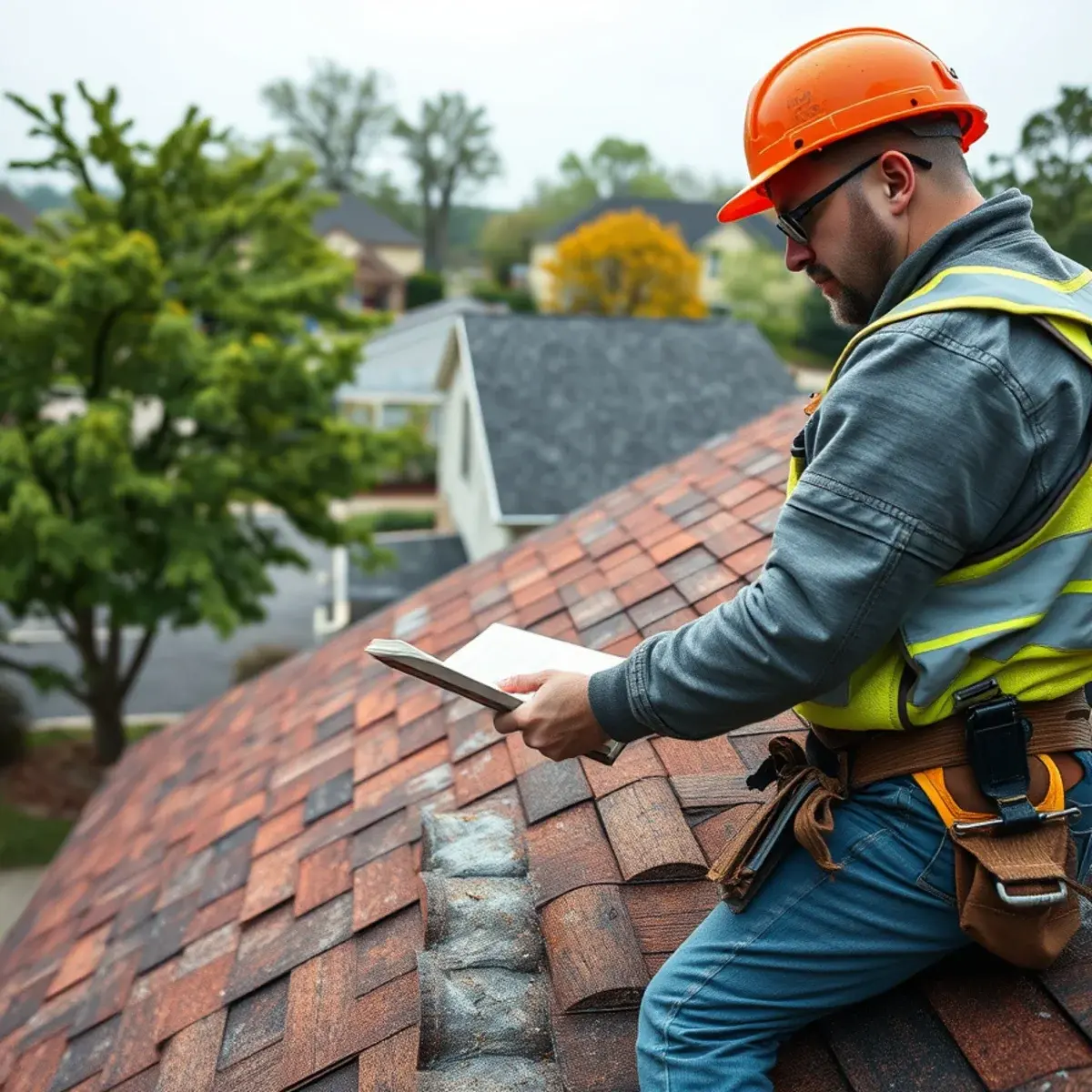 Storm damage roof repair near East Meadow, NY