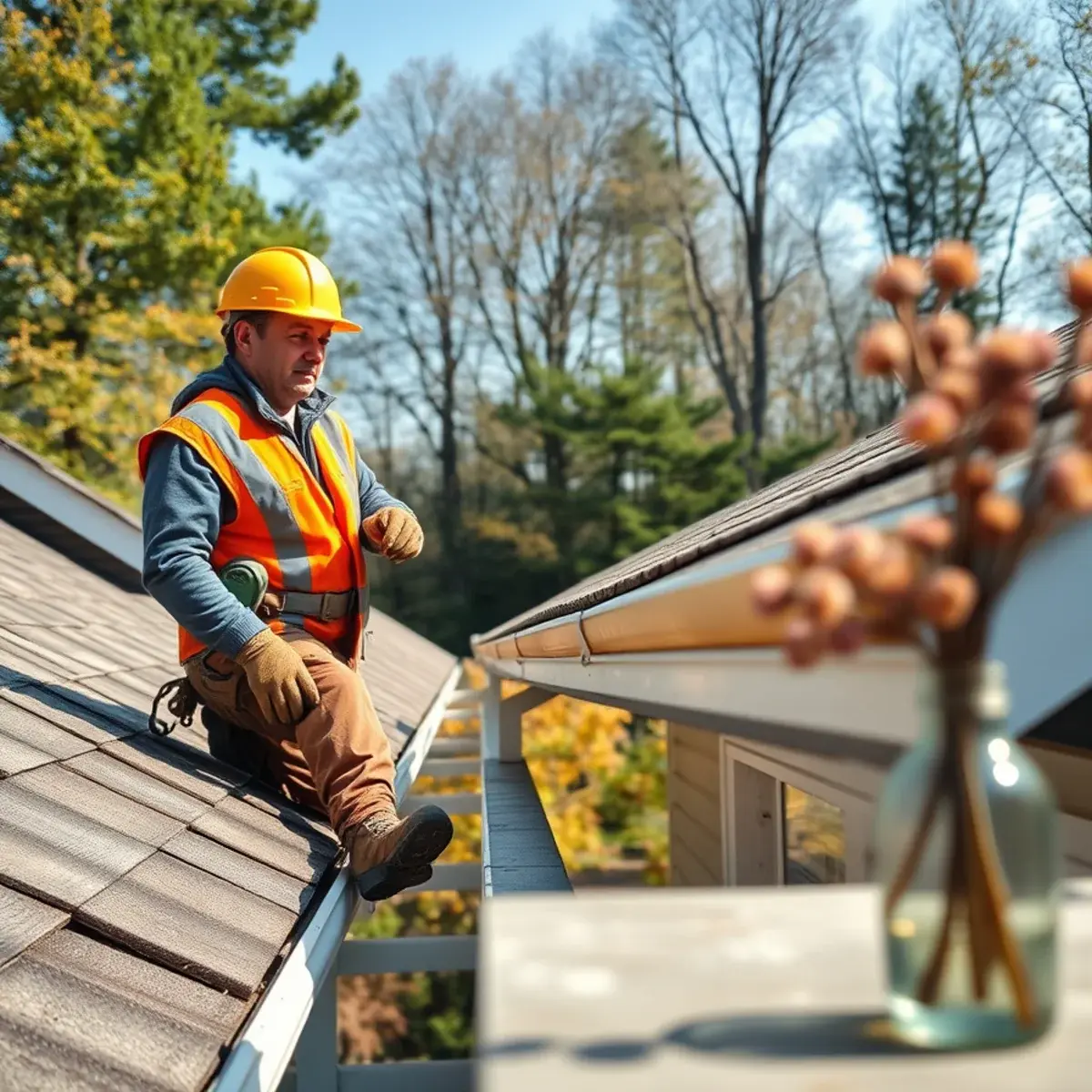 Gutter protection and roof drainage work near Ellenville, NY