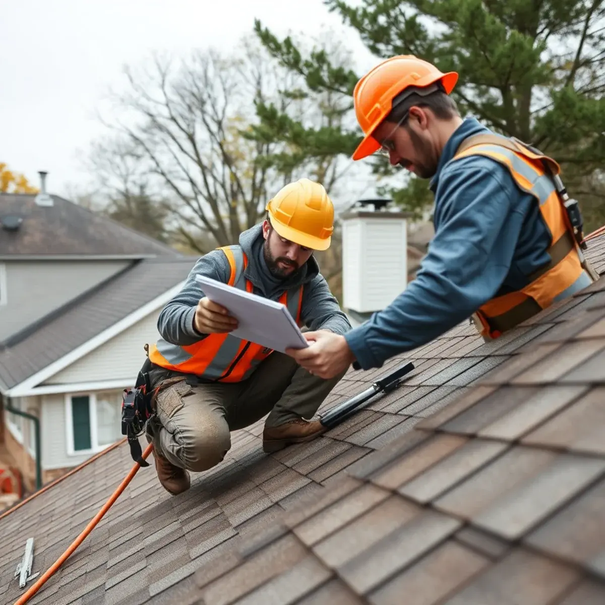 Storm damage roof repair near Erie County, NY