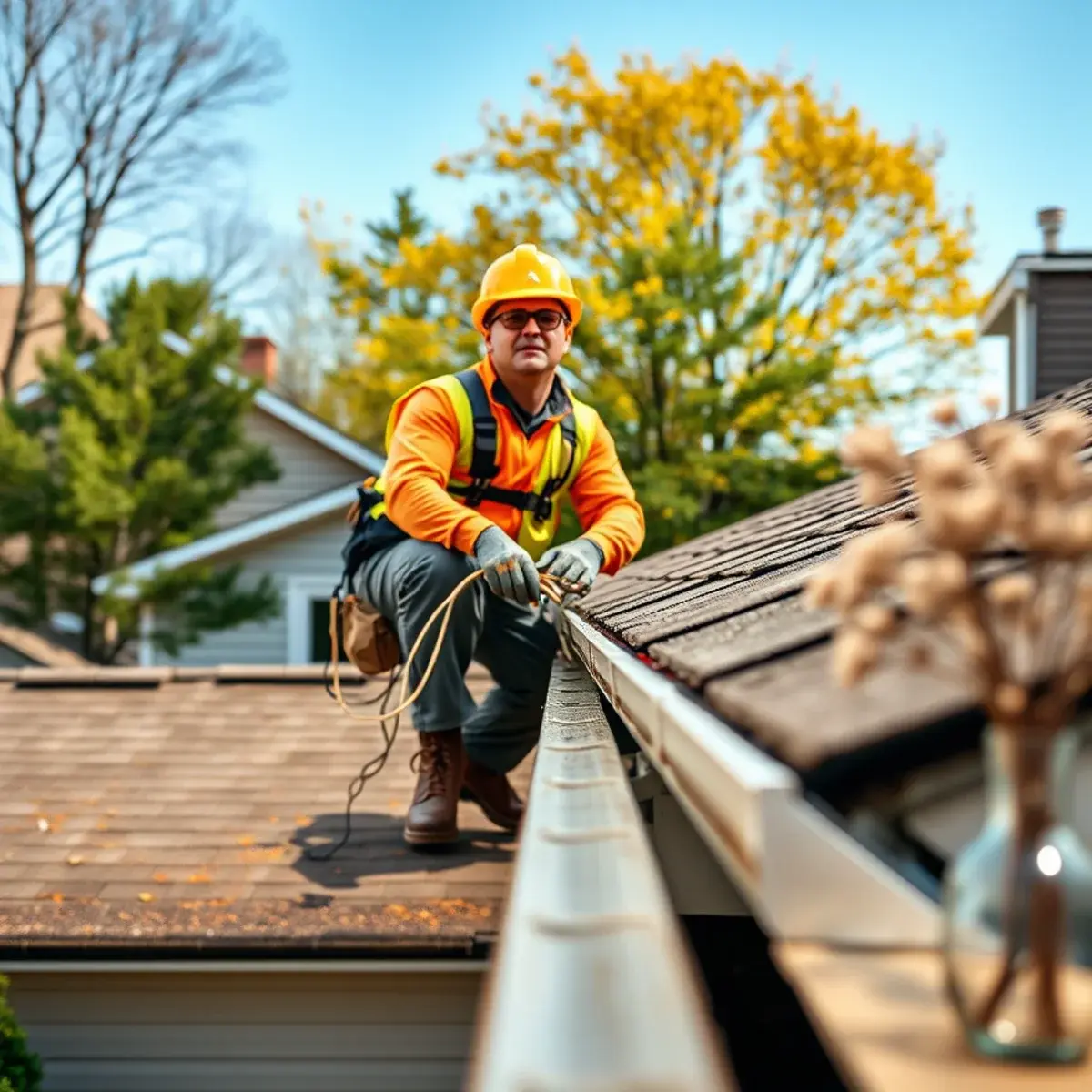 Gutter protection and roof drainage work near Erie County, NY