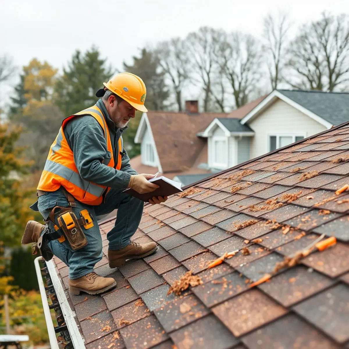 Storm damage roof repair near Franklin County, NY