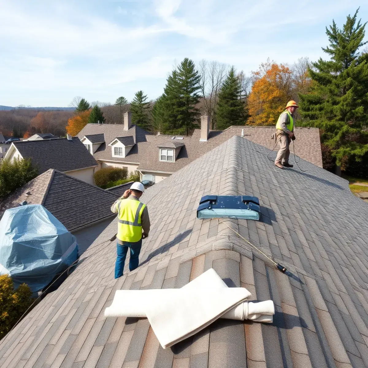 Roof replacement project near Goshen, NY