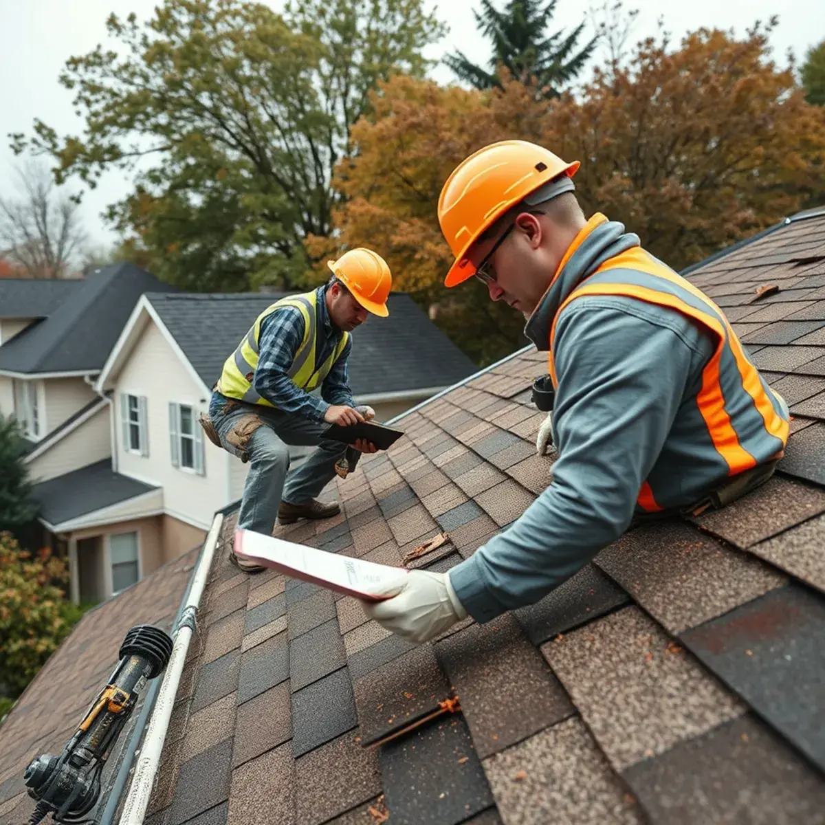 Storm damage roof repair near Goshen, NY