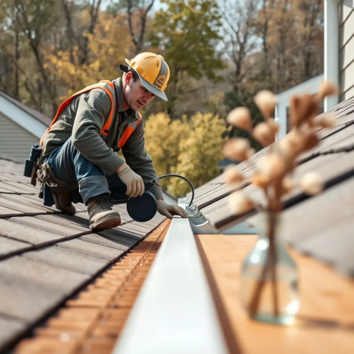Gutter protection and roof drainage work near Goshen, NY