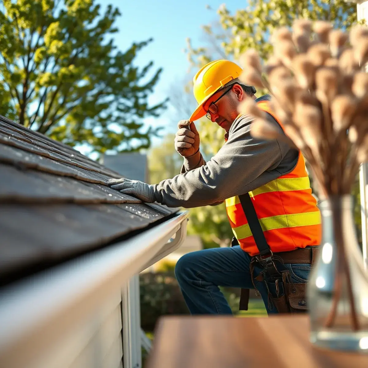 Gutter protection and roof drainage work near Island Park, NY