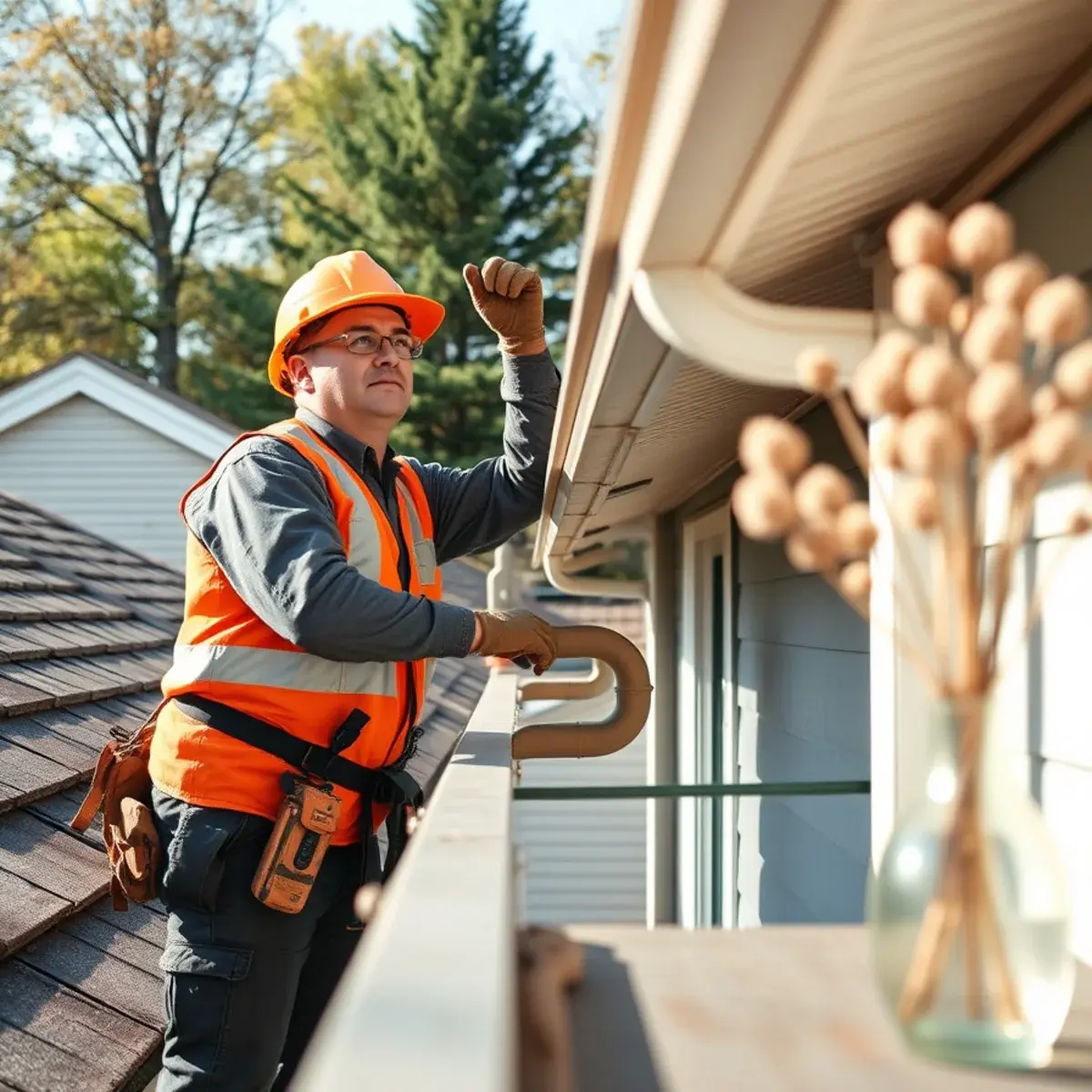 Gutter protection and roof drainage work near Jamestown, NY