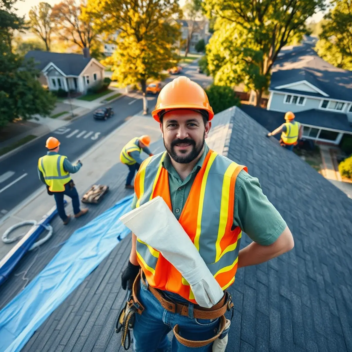 Roof replacement project near Manhasset, NY