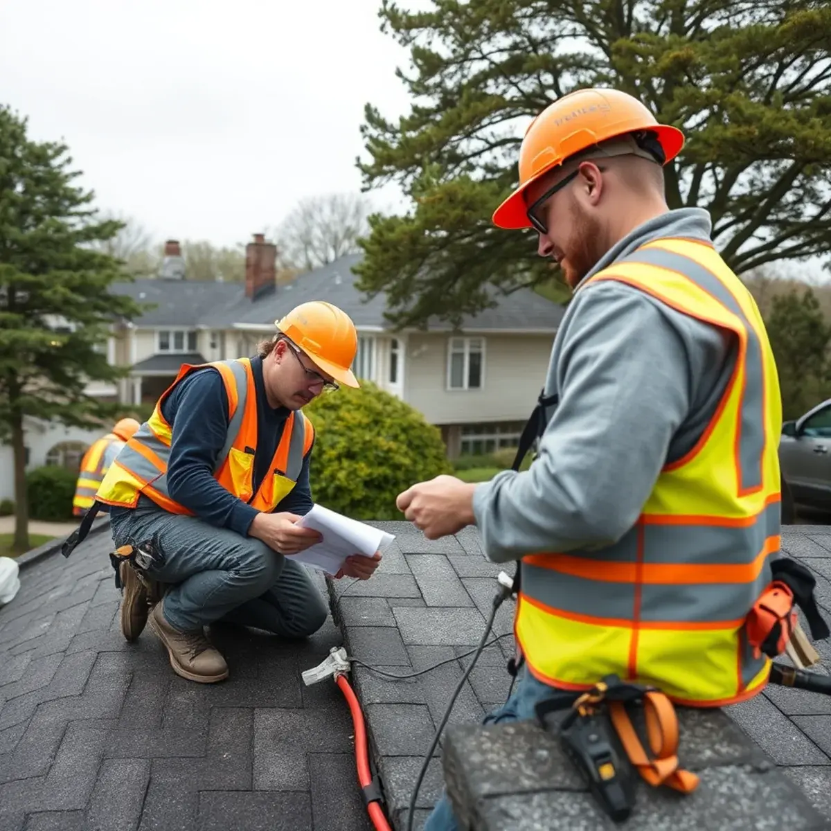 Storm damage roof repair near Manhasset, NY