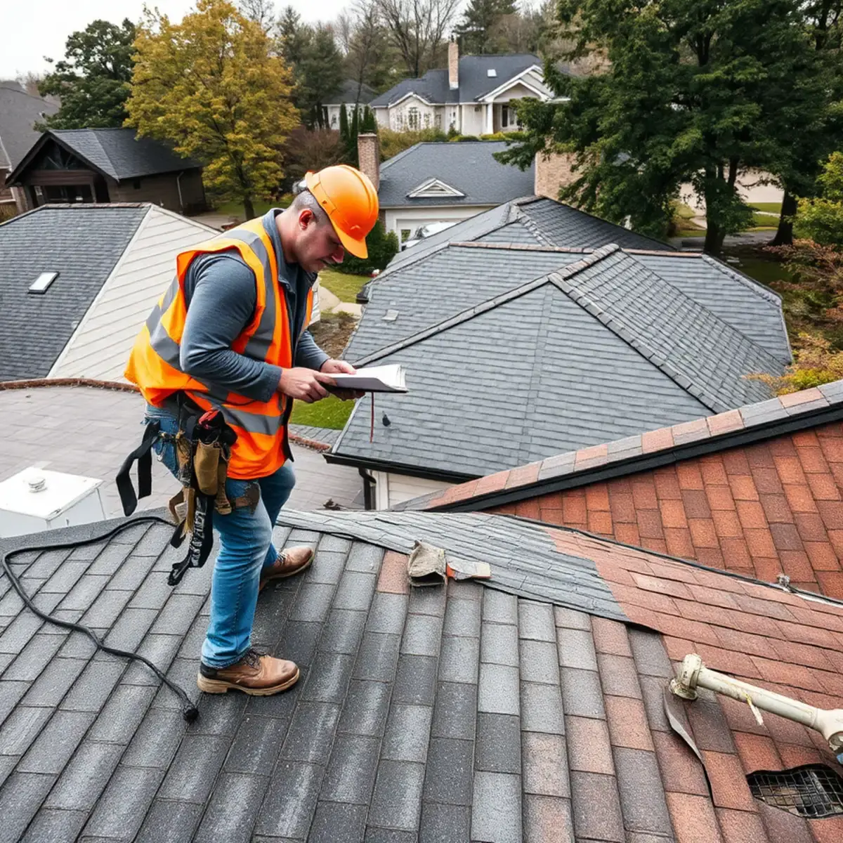 Storm damage roof repair near Montgomery, NY
