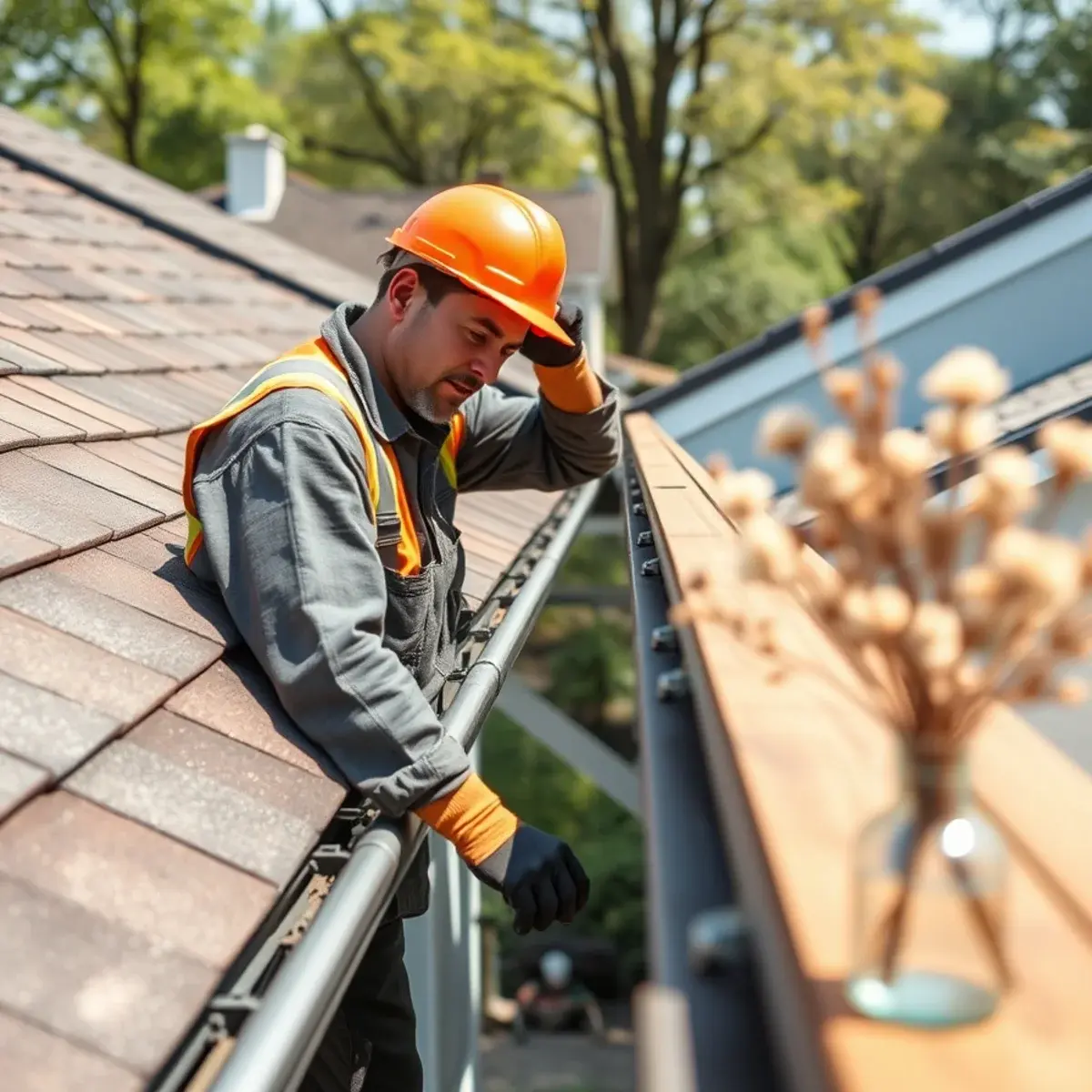 Gutter protection and roof drainage work near Montrose, NY
