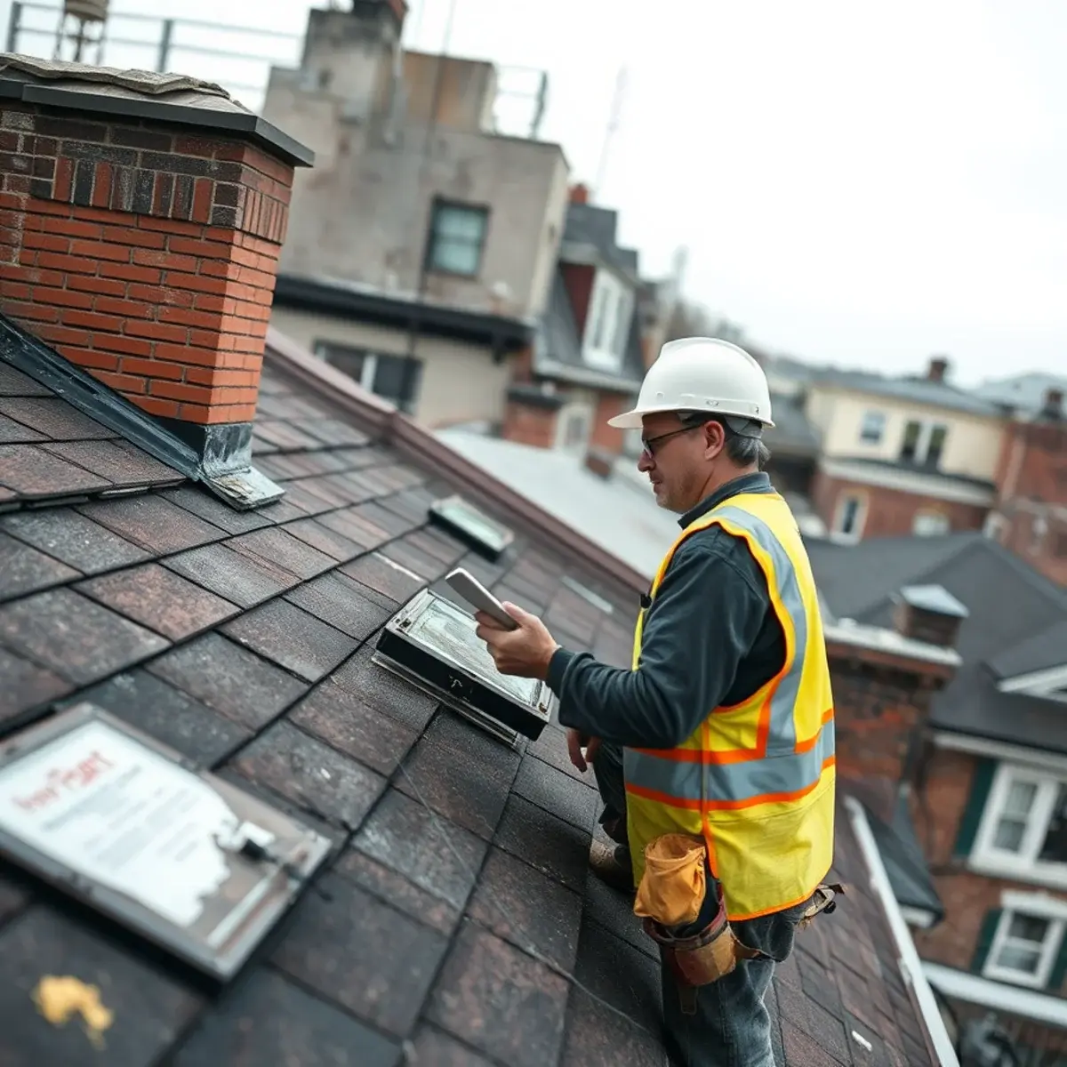 Storm damage roof repair near Morningside Heights, NY