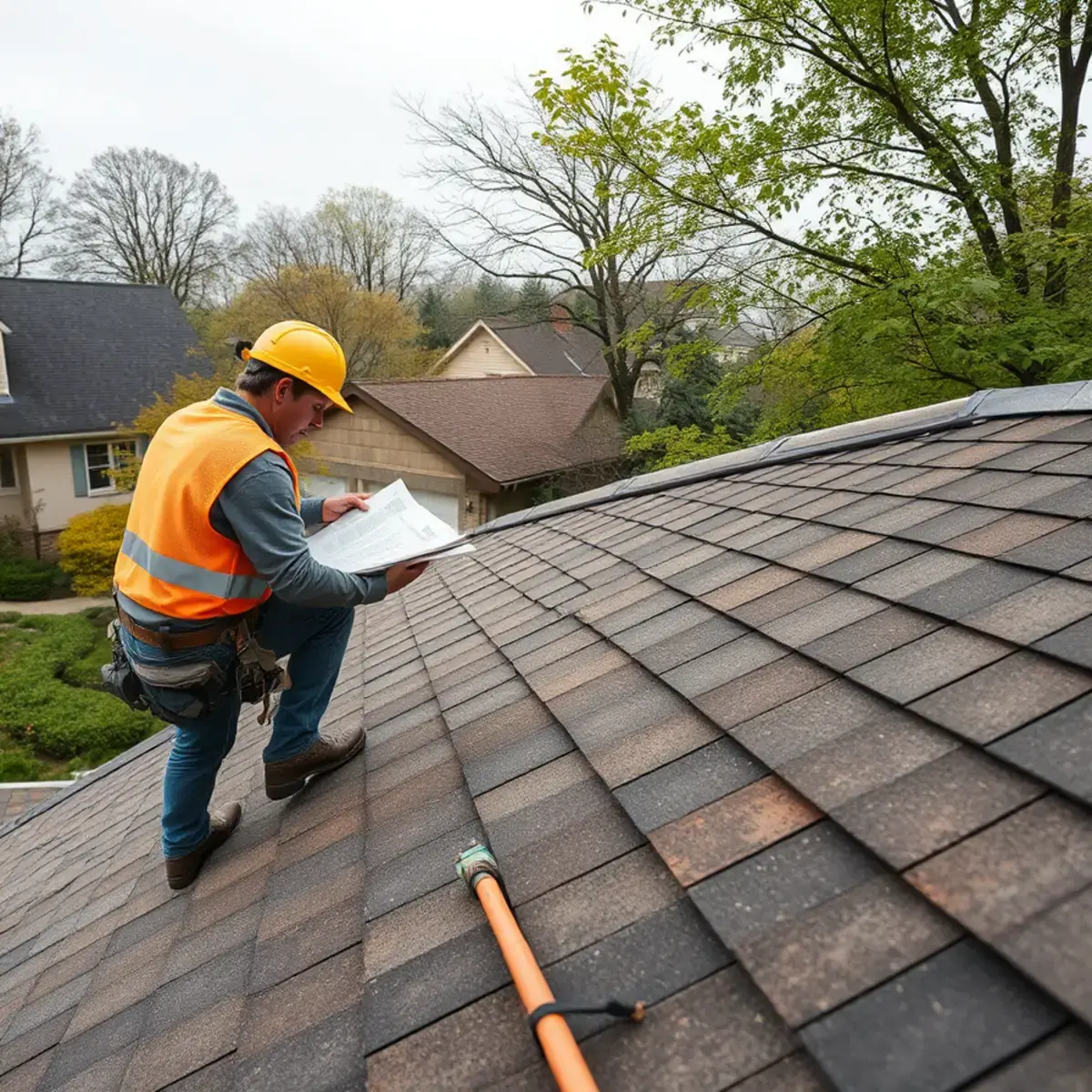 Storm damage roof repair near New Rochelle, NY