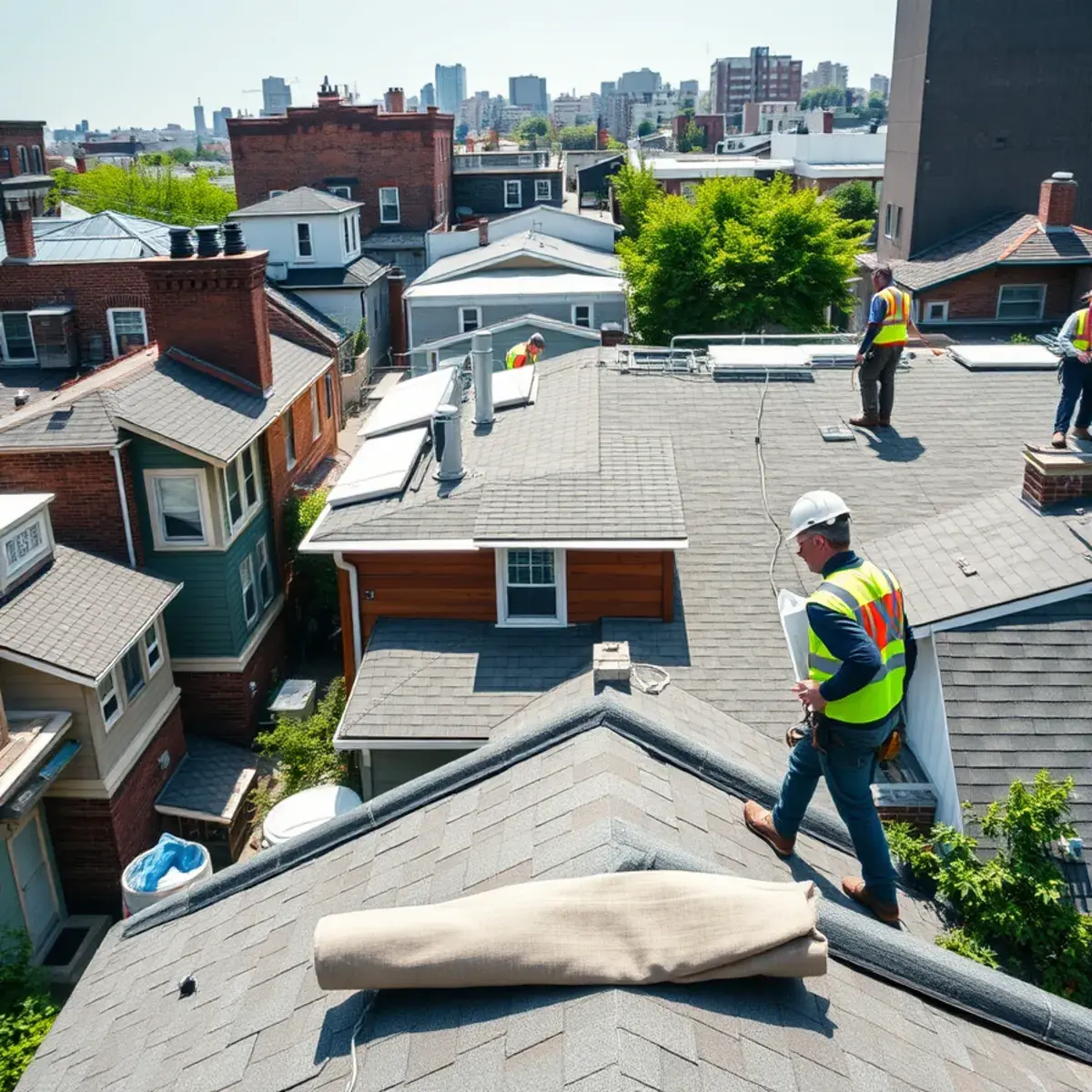 Roof replacement project near Norwood, NY