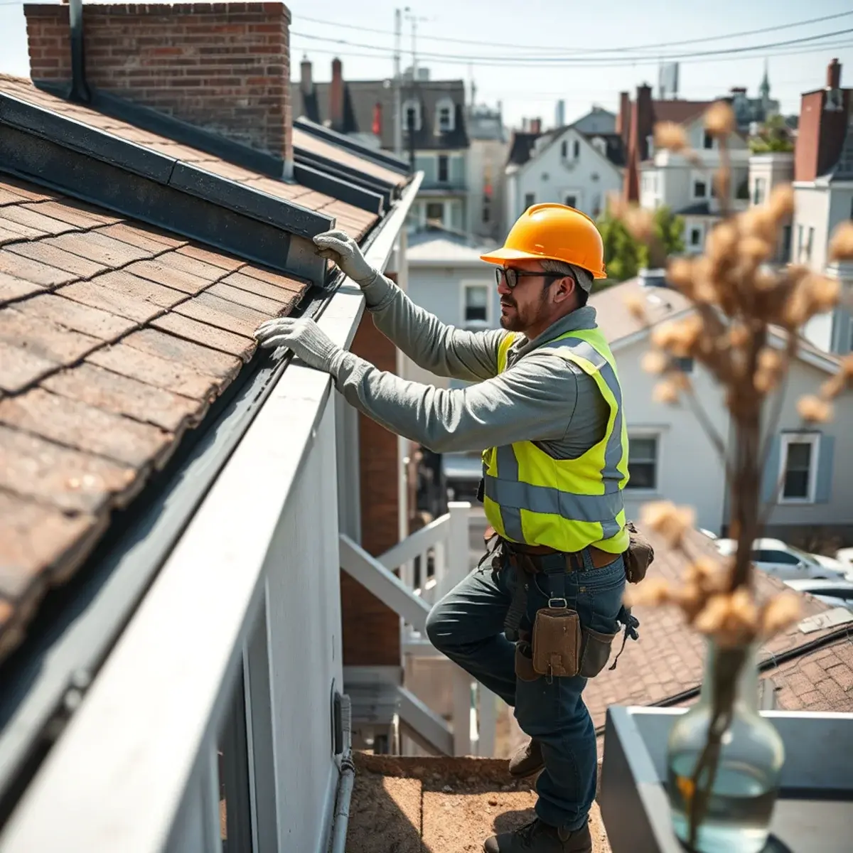Gutter protection and roof drainage work near Norwood, NY