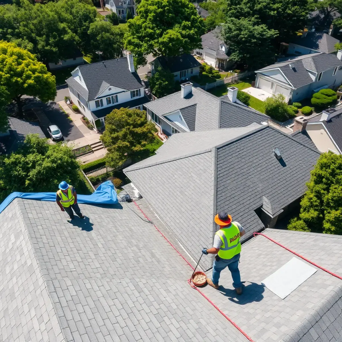Roof replacement project near Nyack, NY
