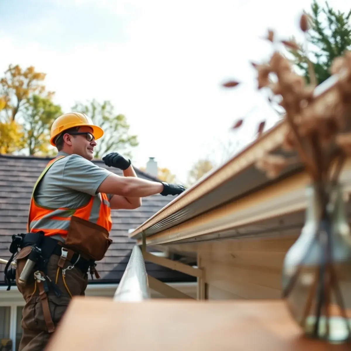 Gutter protection and roof drainage work near Onondaga County, NY