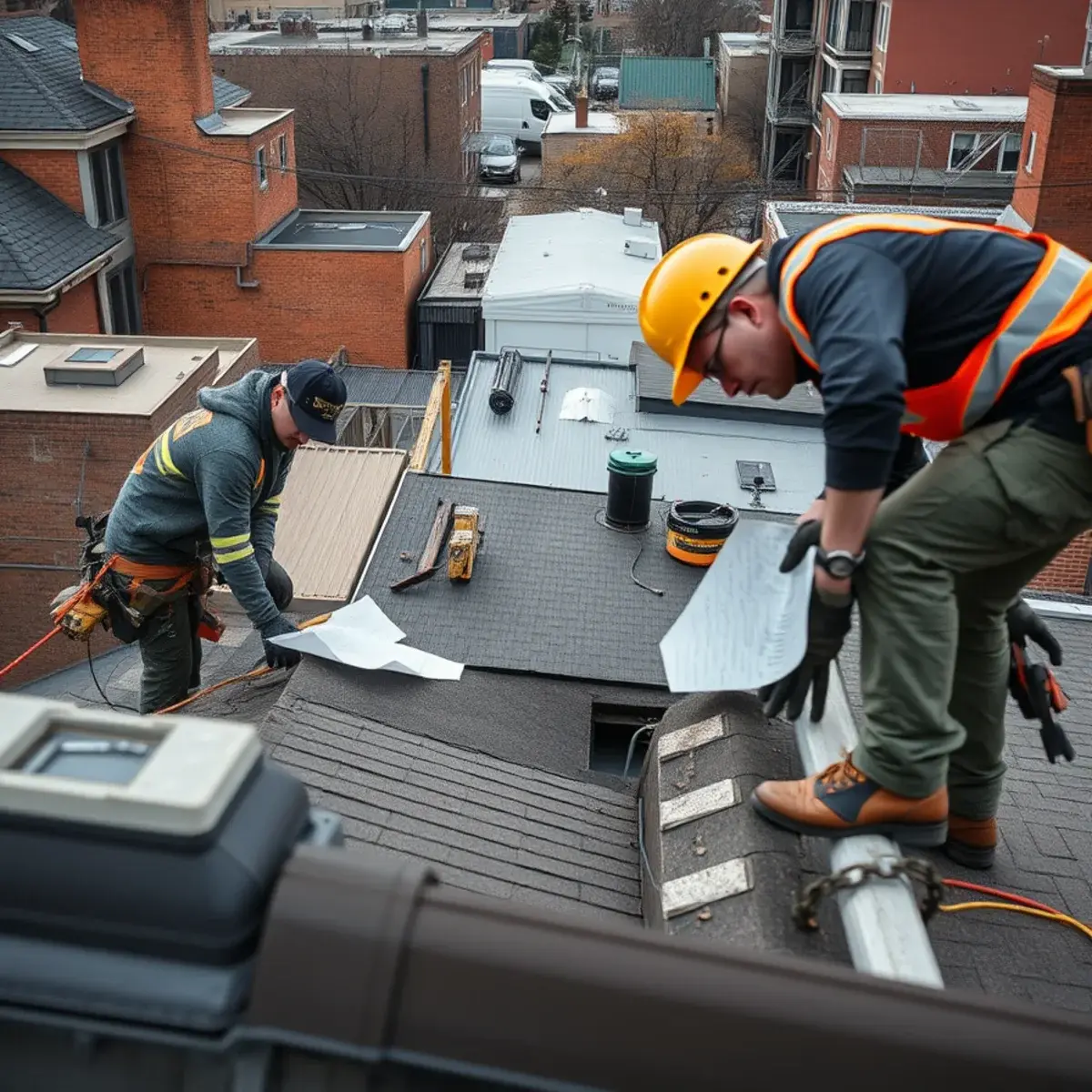 Storm damage roof repair near Parkchester, NY