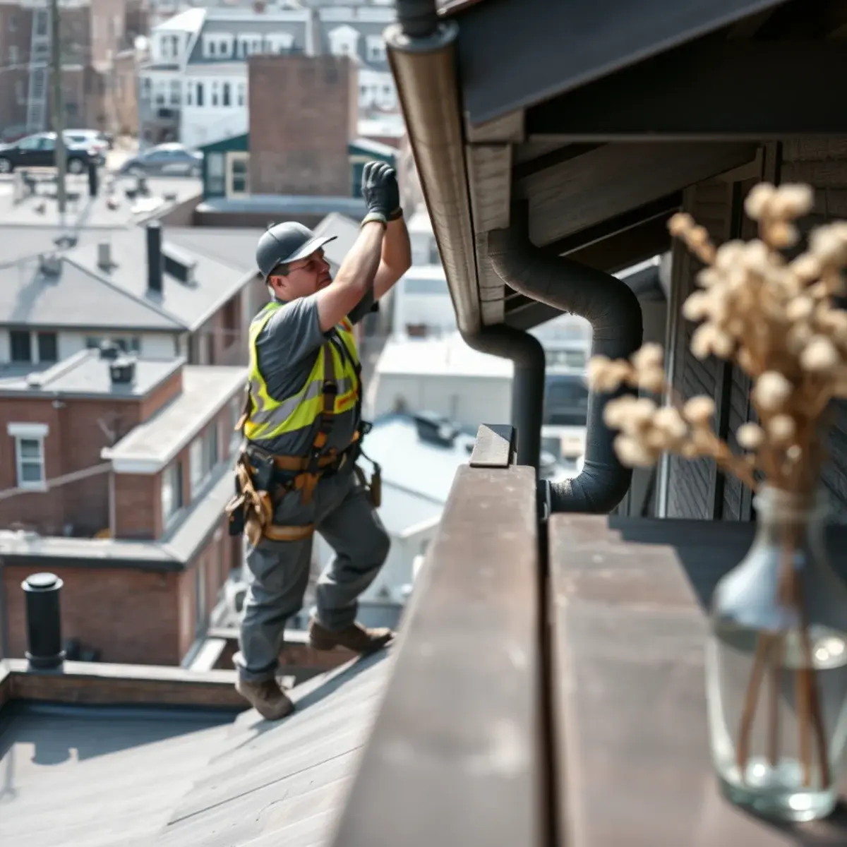 Gutter protection and roof drainage work near Parkchester, NY