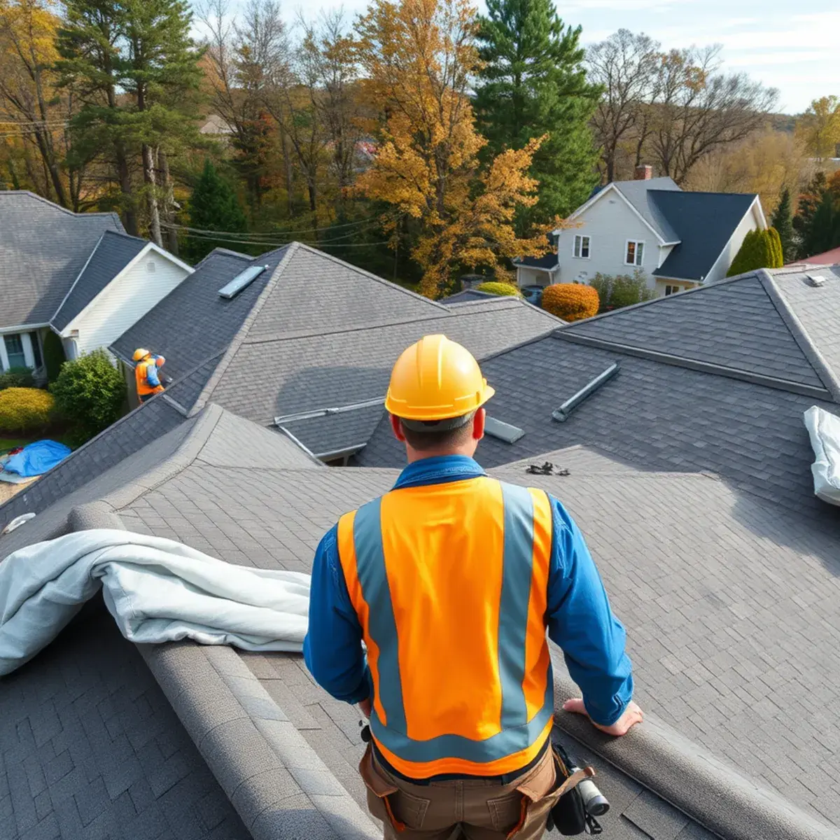 Roof replacement project near Pawling, NY
