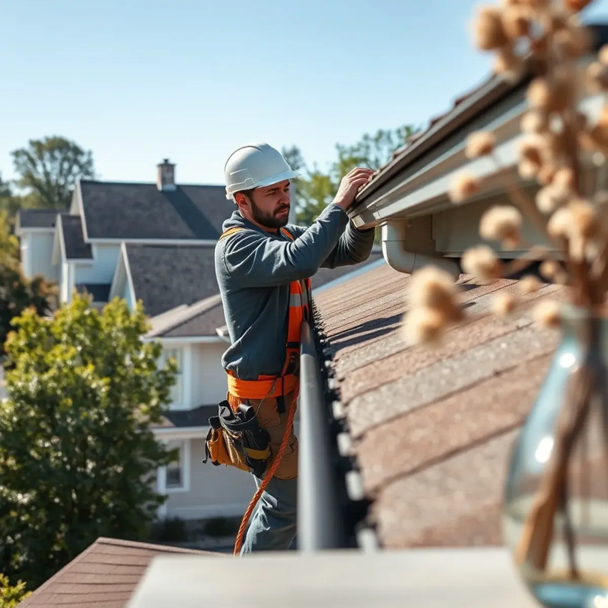 Gutter protection and roof drainage work near Pearl River, NY