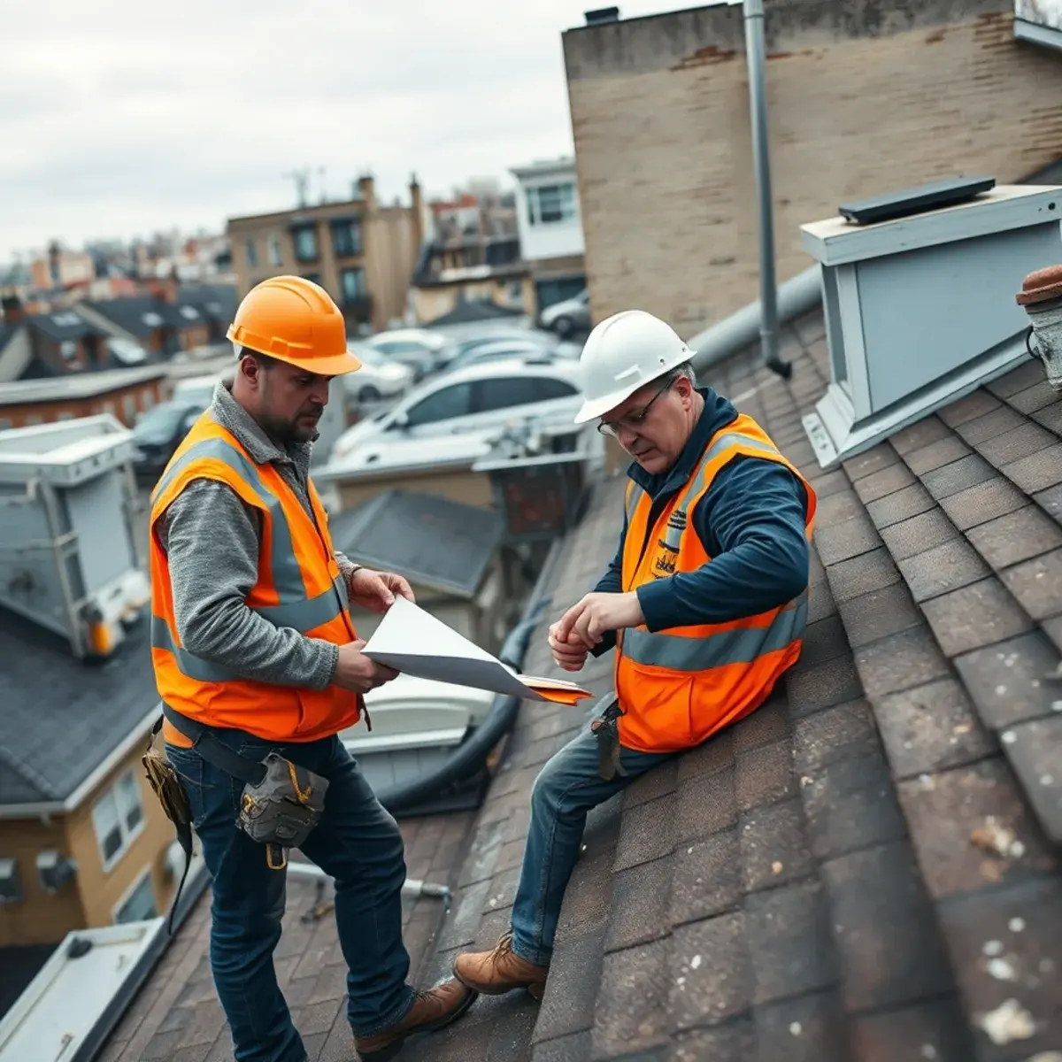 Storm damage roof repair near Richmond Valley, NY