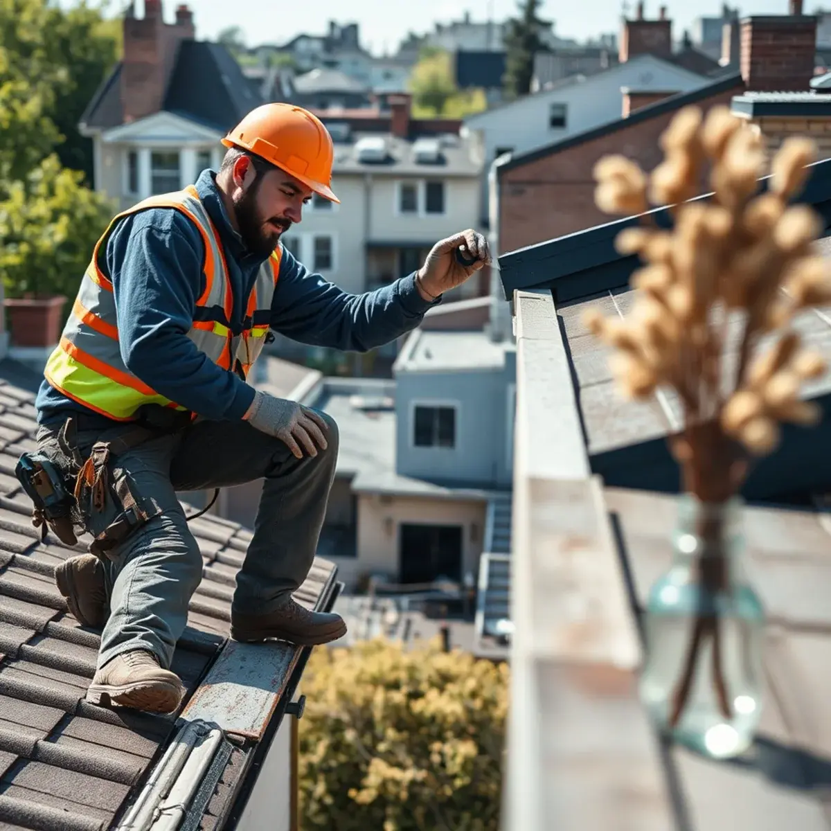 Gutter protection and roof drainage work near Richmond Valley, NY