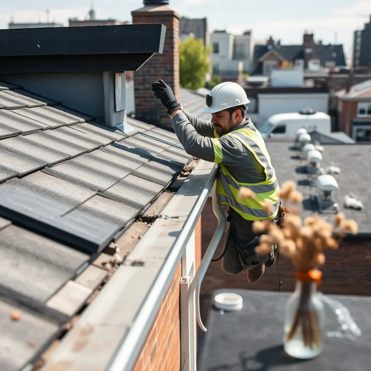 Gutter protection and roof drainage work near Ridgewood, NY