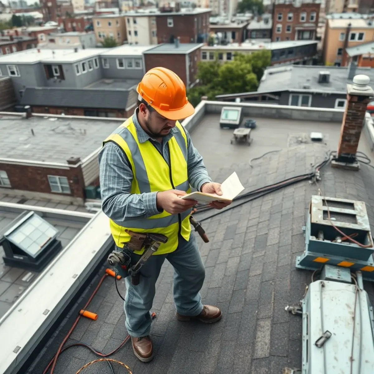 Storm damage roof repair near Rockaway Park, NY