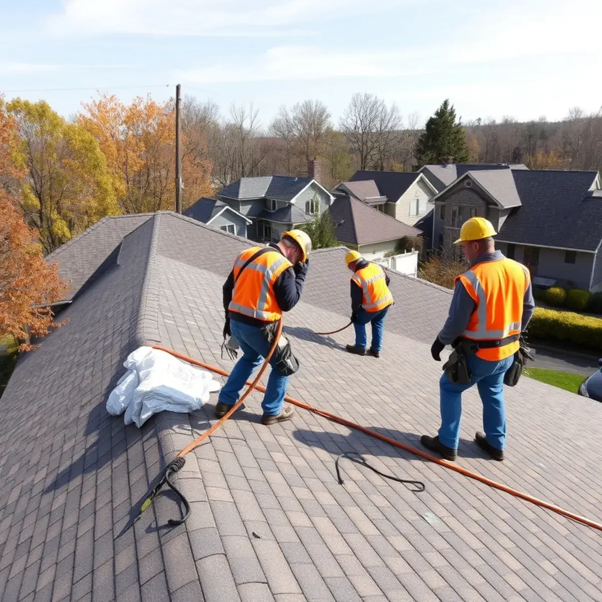Roof replacement project near Salamanca, NY