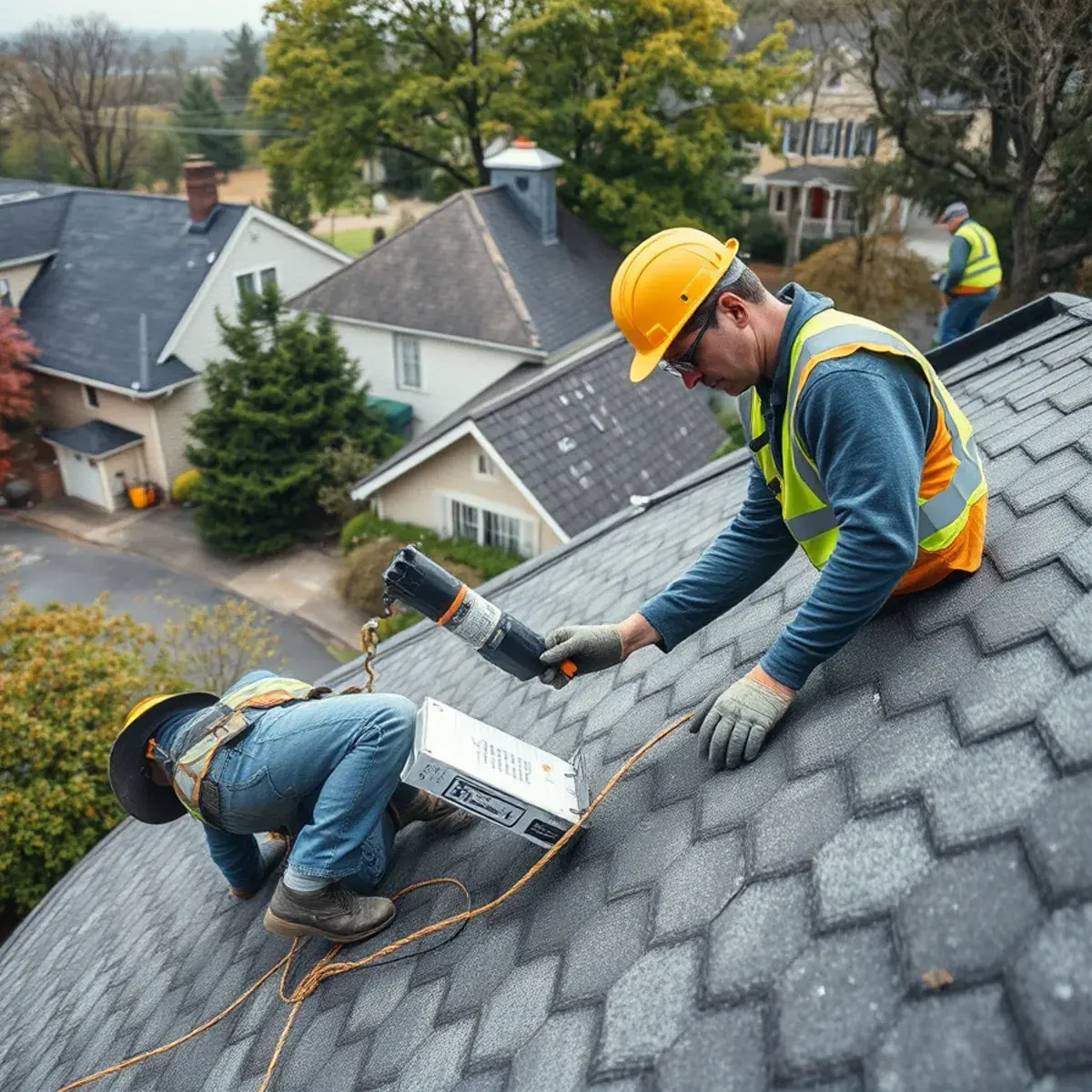 Storm damage roof repair near Somers, NY
