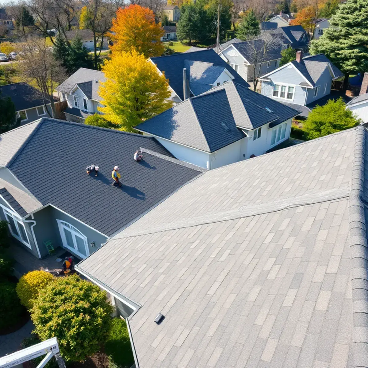 Roof replacement project near Staten Island, NY