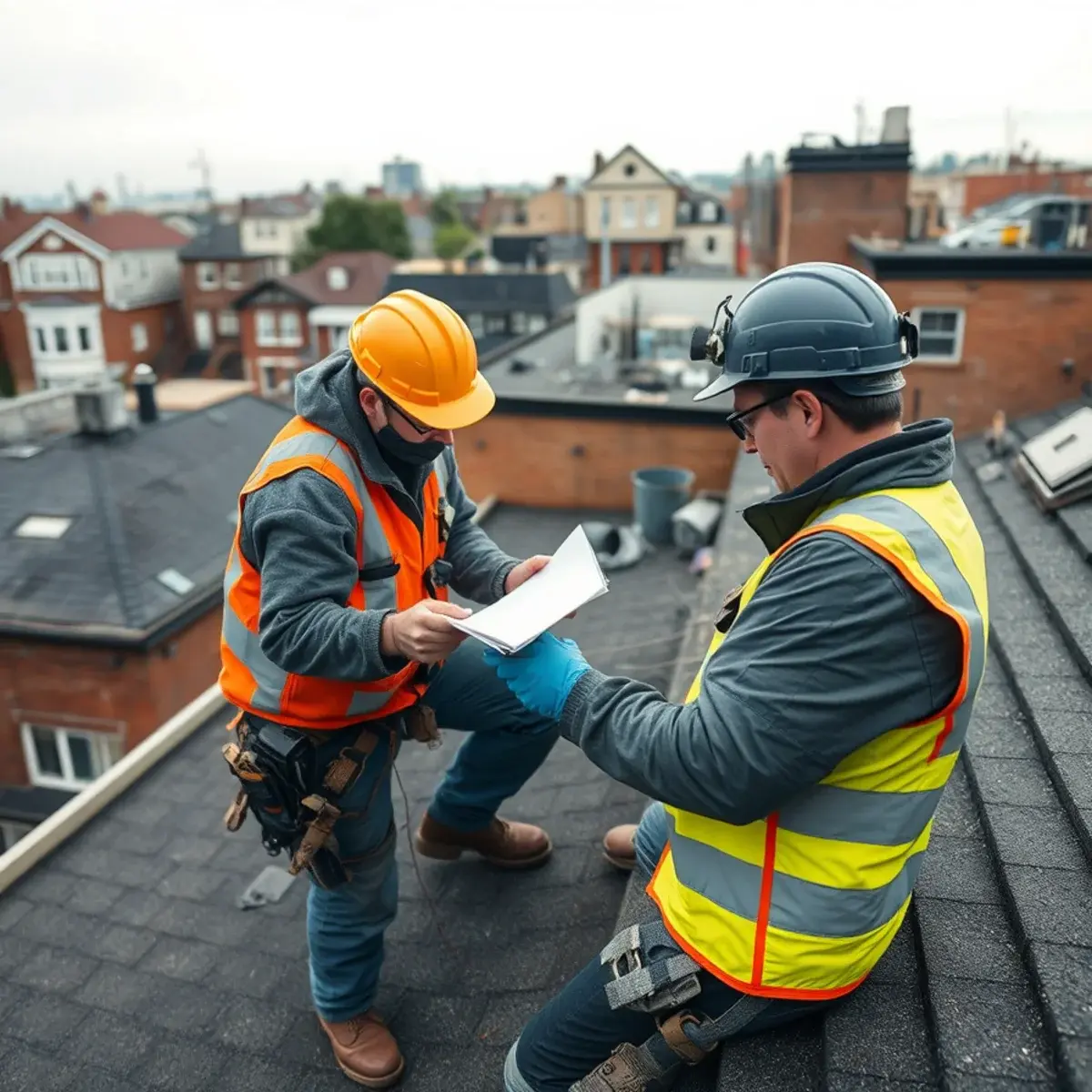 Storm damage roof repair near Sunnyside, NY