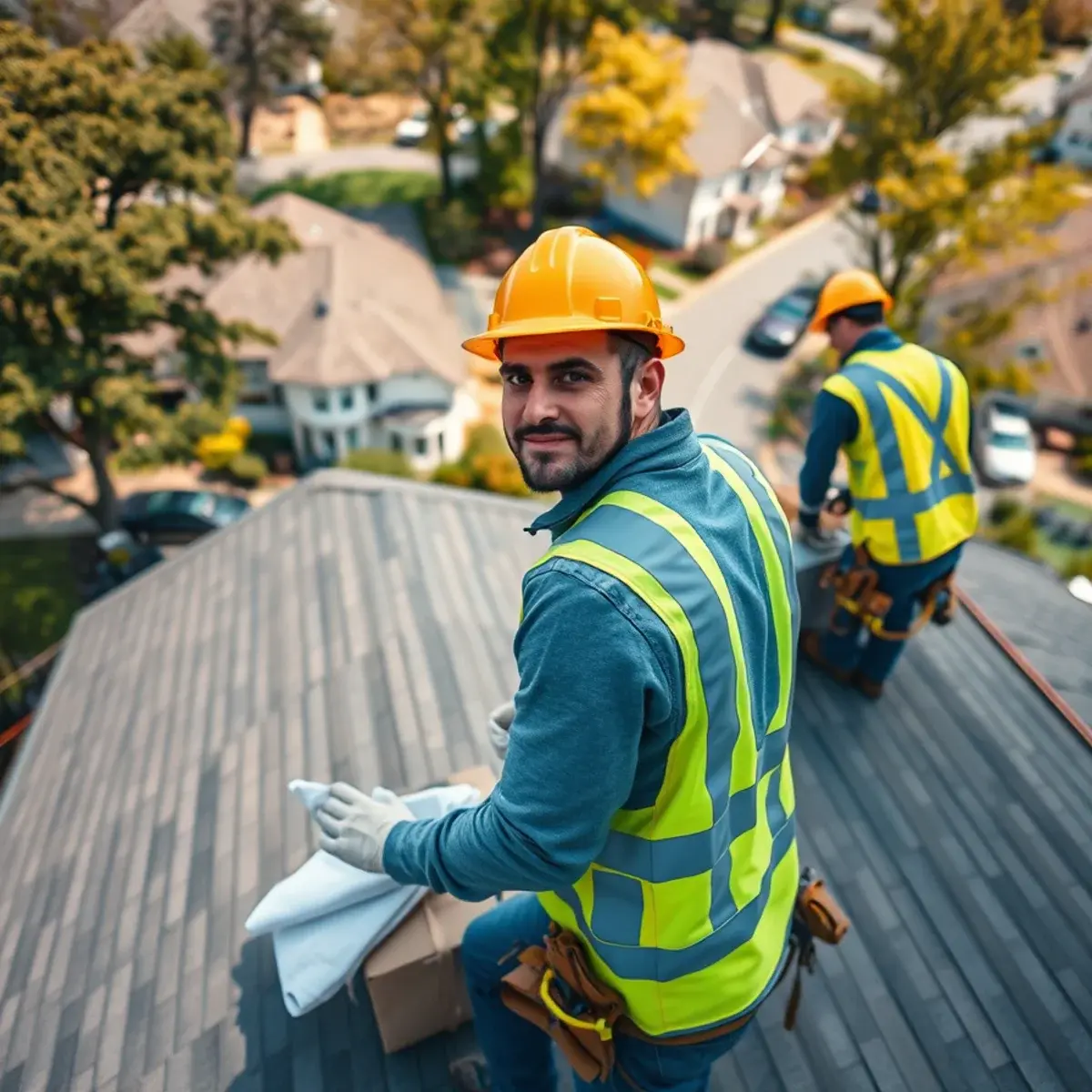 Roof replacement project near Syosset, NY