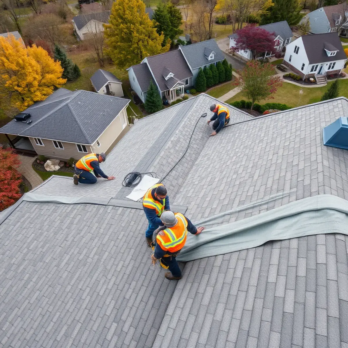 Roof replacement project near Tonawanda, NY