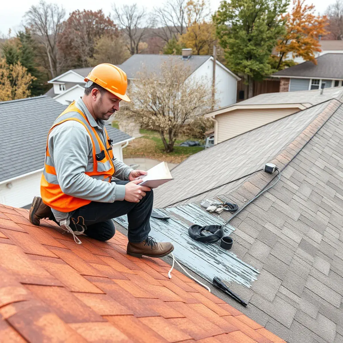 Storm damage roof repair near Tonawanda, NY