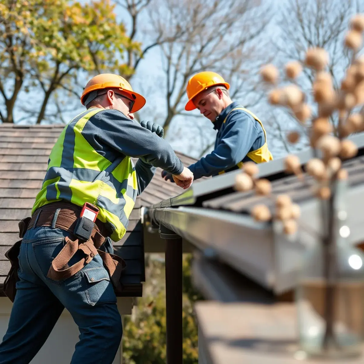 Gutter protection and roof drainage work near Tonawanda, NY