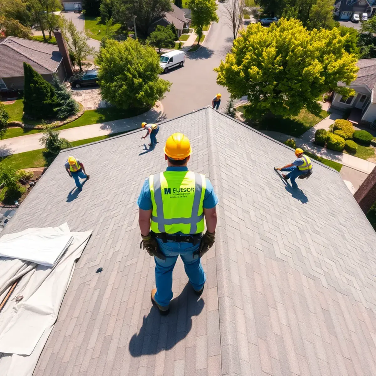 Roof replacement project near Uniondale, NY